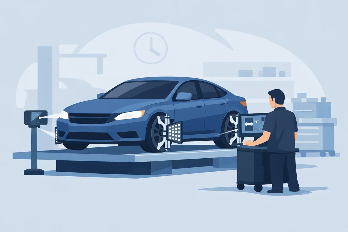 Hoe lang duurt uitlijnen van een auto? - Peelrandbanden