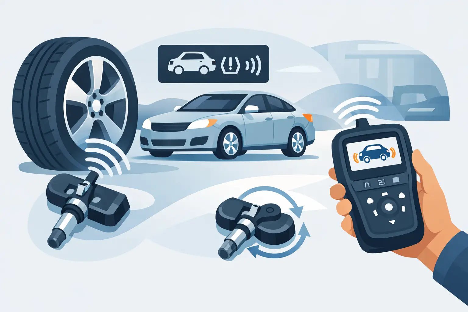 TPMS sensor opnieuw inleren: zo werkt het - Peelrandbanden