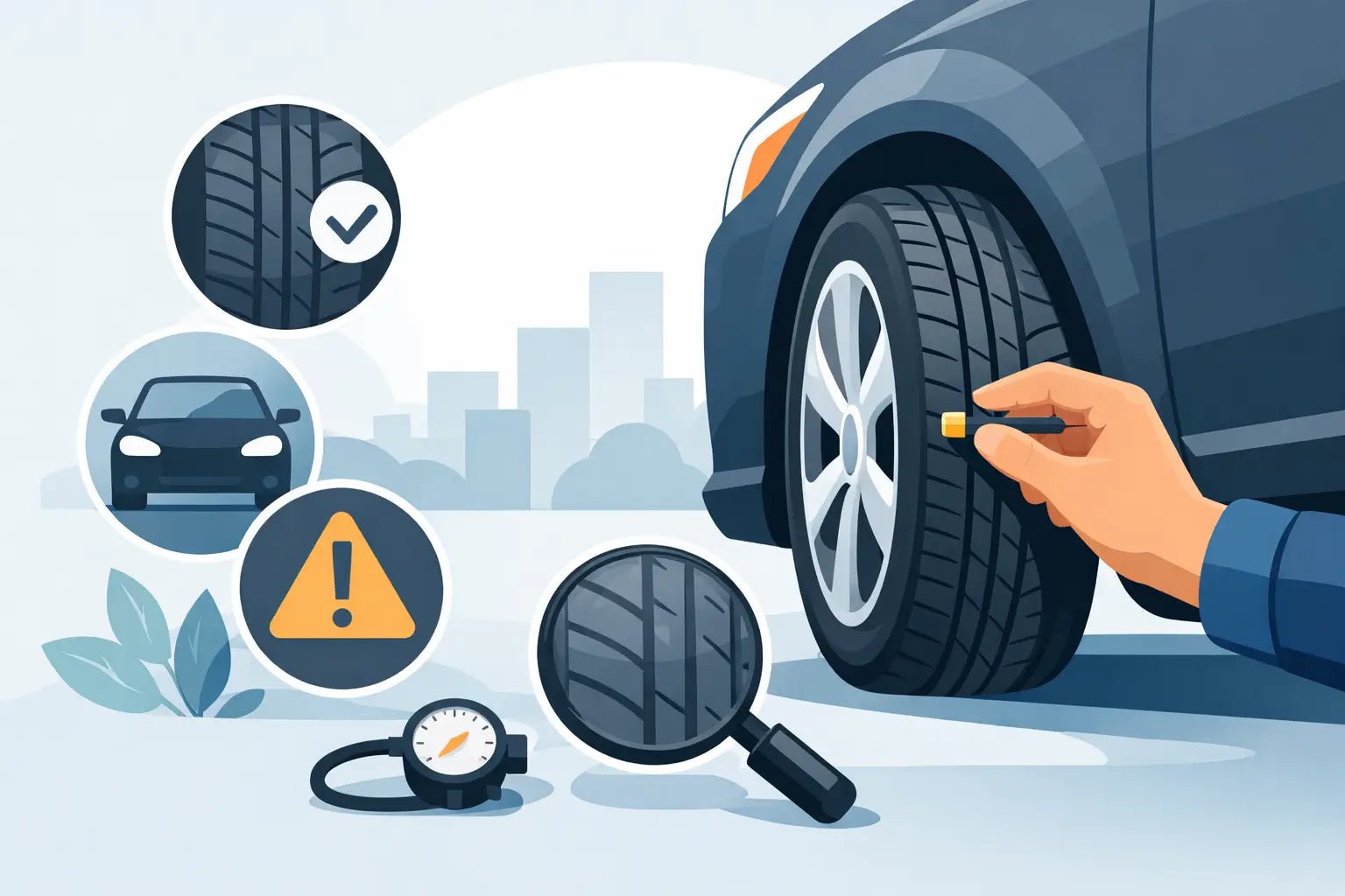 Gids voor bandenprofiel controleren bij uw auto - Peelrandbanden