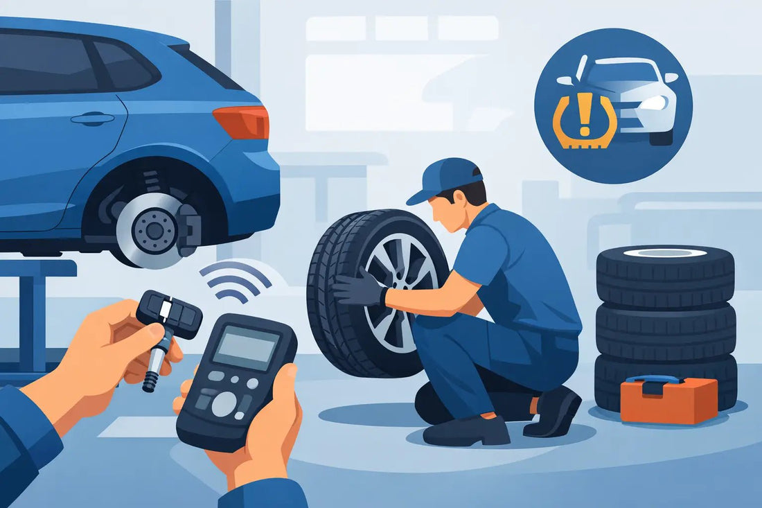 Hoe werkt TPMS service bij bandenwissel? - Peelrandbanden