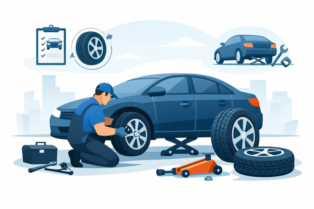 Banden wisselen stappenplan auto uitgelegd - Peelrandbanden