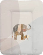 Changing Table Mattress 50X70 Cm-Soft and Waterproof Pillow for Diaper Change Babies and Children-Fantasy Elephant Family