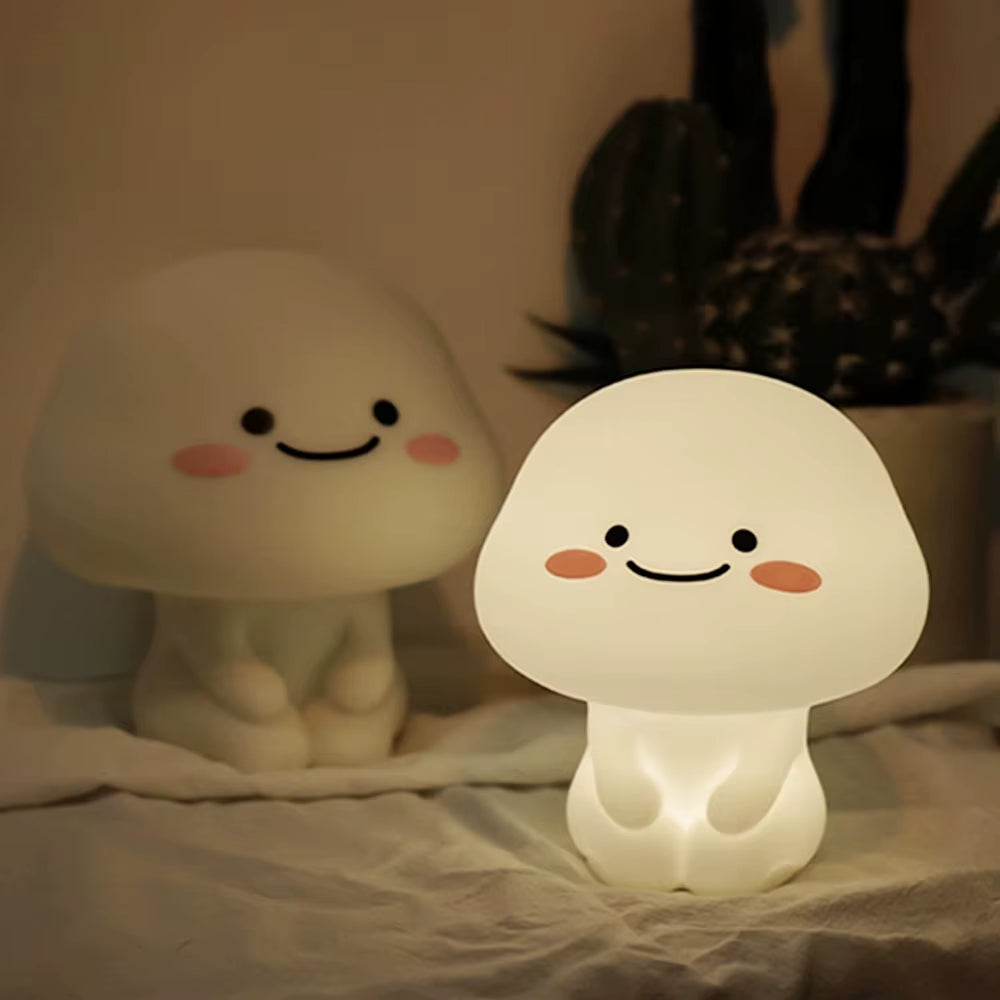 Cute Baby Night Light Dimmable Usb Charging Bedroom Bedside Nightlight Skin-Friendly Eye Care Kid Lamp Gift Childen Kawaii Home