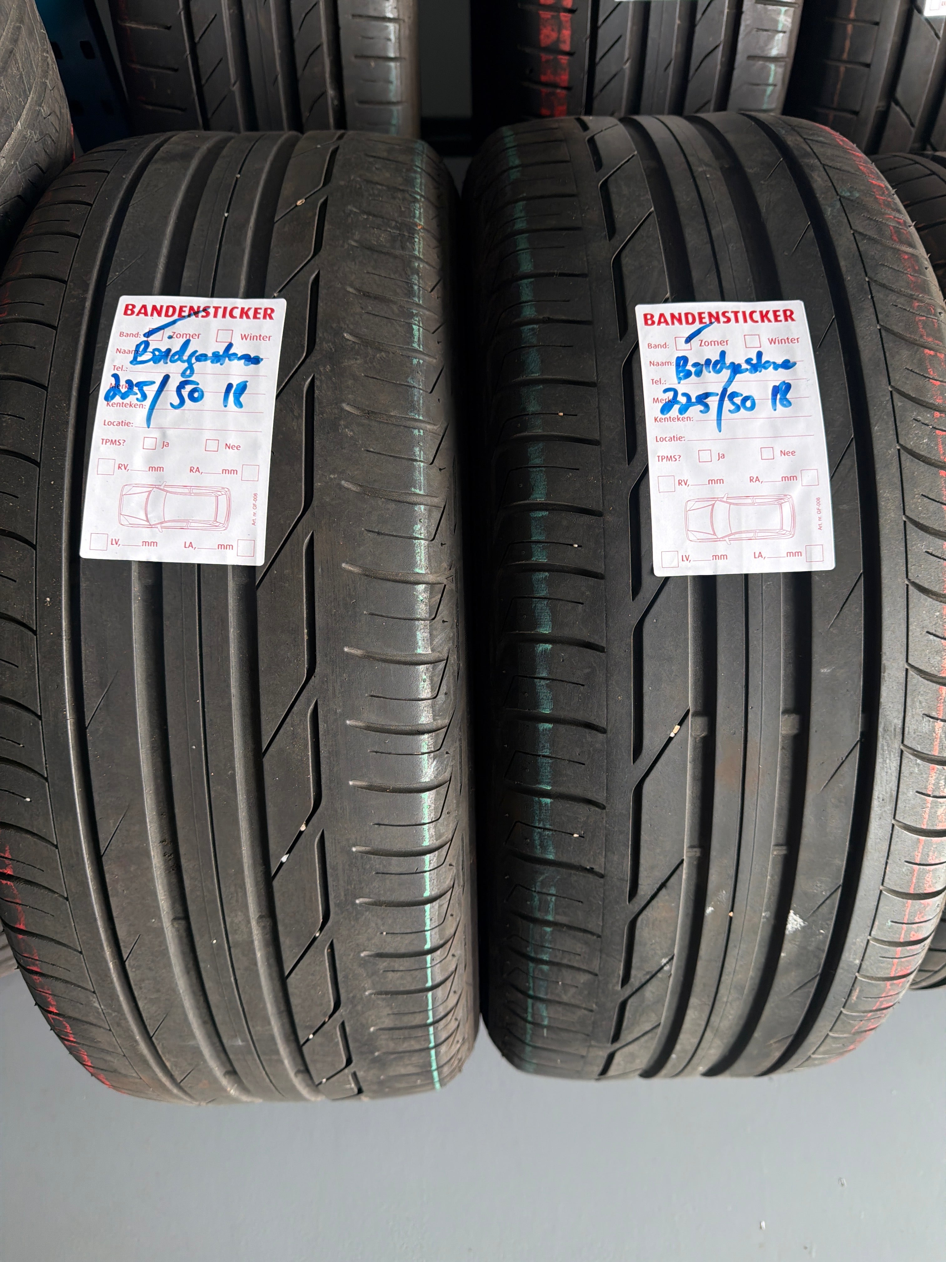 🔥 BRIDGESTONE 225/50 R18 ZOMERBANDEN TE KOOP 🔥
