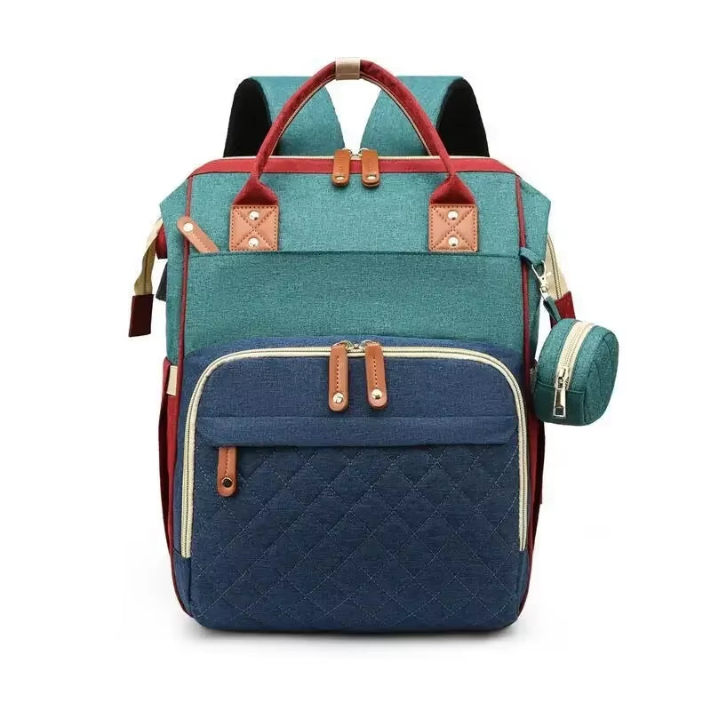 USB Mummy Bag Diaper Bag Backpack Waterproof Mommy Travel Nappy Bag for Baby Care Maternity Stroller Colorful Large Capacity