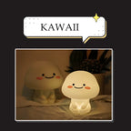 Cute Baby Night Light Dimmable Usb Charging Bedroom Bedside Nightlight Skin-Friendly Eye Care Kid Lamp Gift Childen Kawaii Home