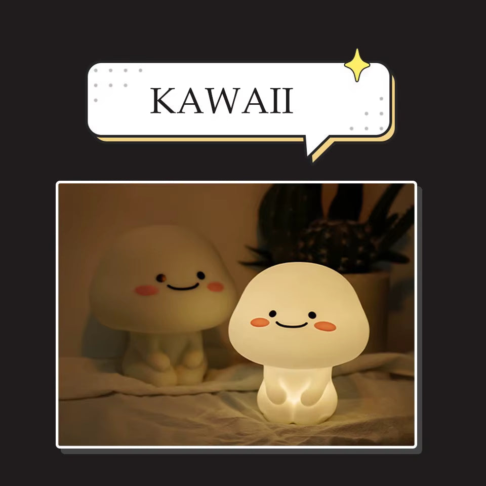 Cute Baby Night Light Dimmable Usb Charging Bedroom Bedside Nightlight Skin-Friendly Eye Care Kid Lamp Gift Childen Kawaii Home