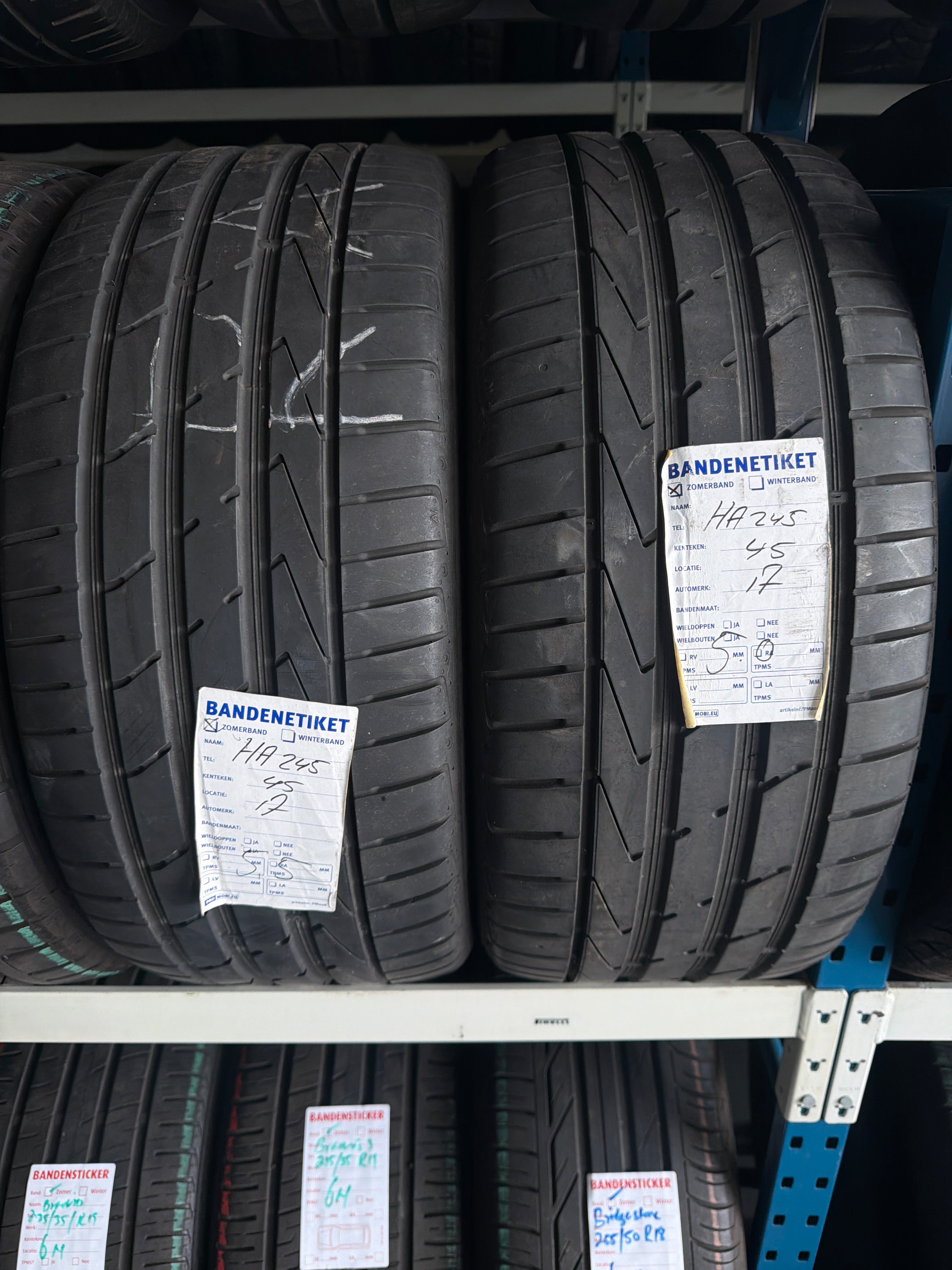 🔥 HANKOOK 245/45 R17 ZOMERBANDEN – 5.5 MM PROFIEL 🔥