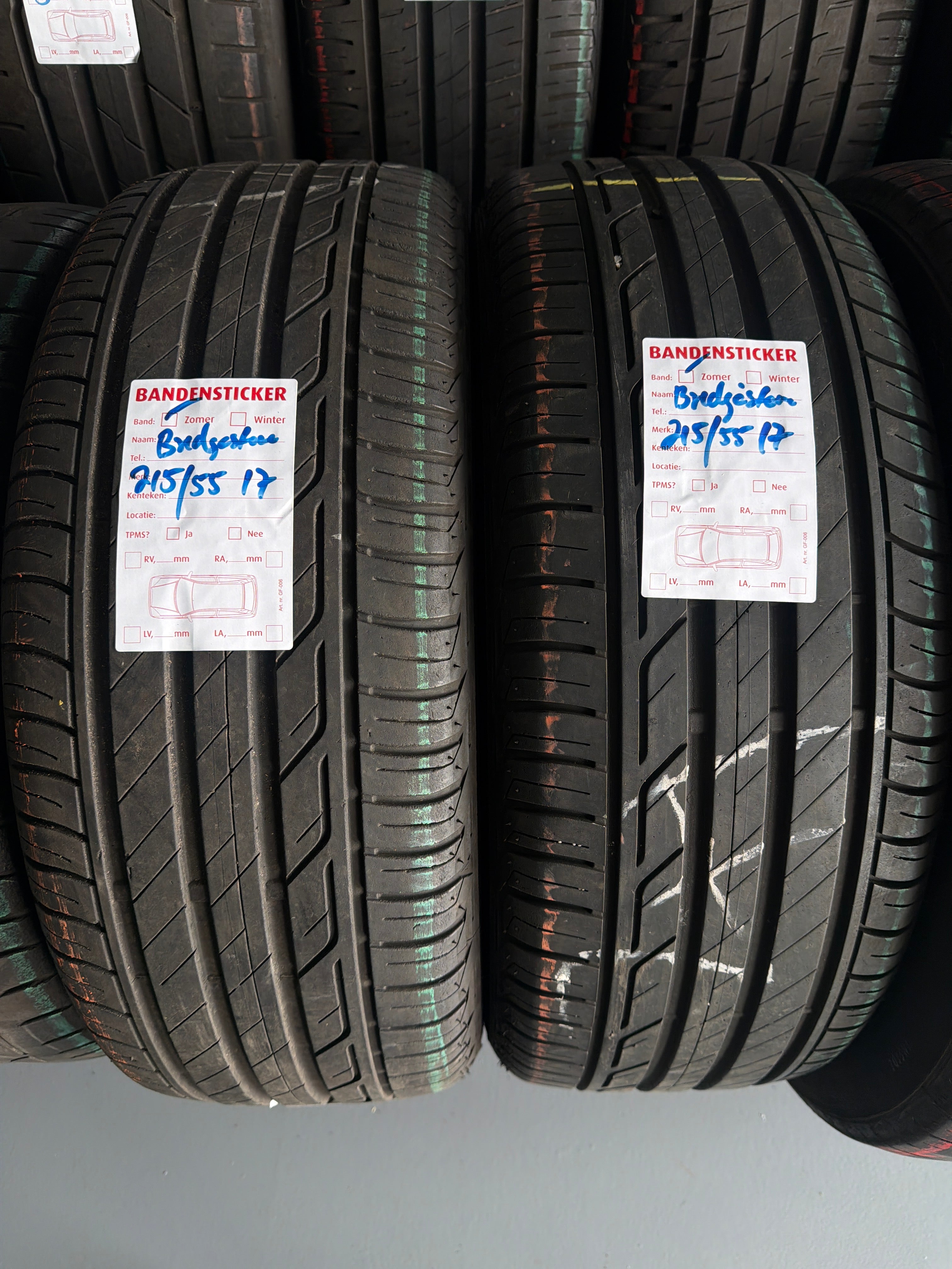 🔥 BRIDGESTONE 215/55 R17 ZOMERBANDEN TE KOOP 🔥