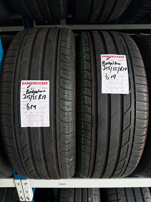 🔥 BRIDGESTONE 215/55 R17 ZOMERBANDEN – 6 MM PROFIEL 🔥 - Peelrandbanden