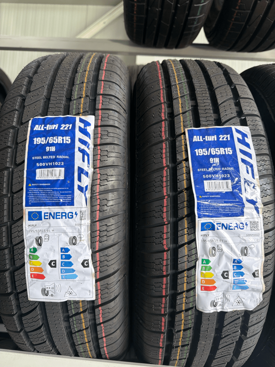 🔥 HIFLY 195/65 R15 ALL-SEASON BANDEN TE KOOP 🔥 - Peelrandbanden