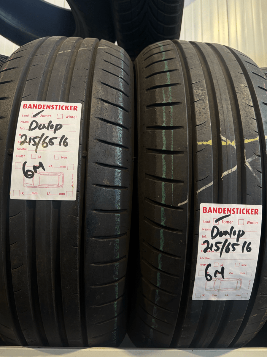 🔥 DUNLOP 215/65 R16 ZOMERBANDEN TE KOOP 🔥 - Peelrandbanden