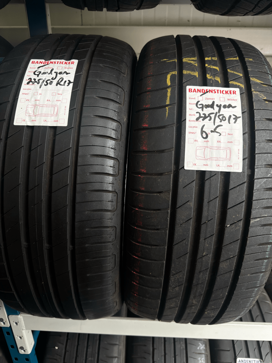 🔥 GOODYEAR 225/50 R17 ZOMERBANDEN TE KOOP 🔥 - Peelrandbanden