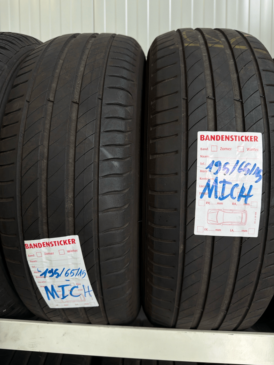 🔥 MICHELIN 195/65 R15 ZOMERBANDEN TE KOOP 🔥 - Peelrandbanden