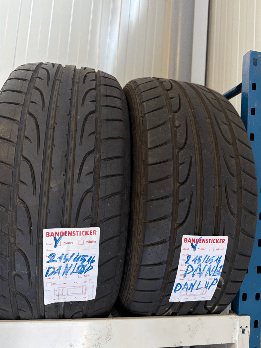 🔥 DUNLOP 215/45 R16 ZOMERBANDEN TE KOOP 🔥 - Peelrandbanden