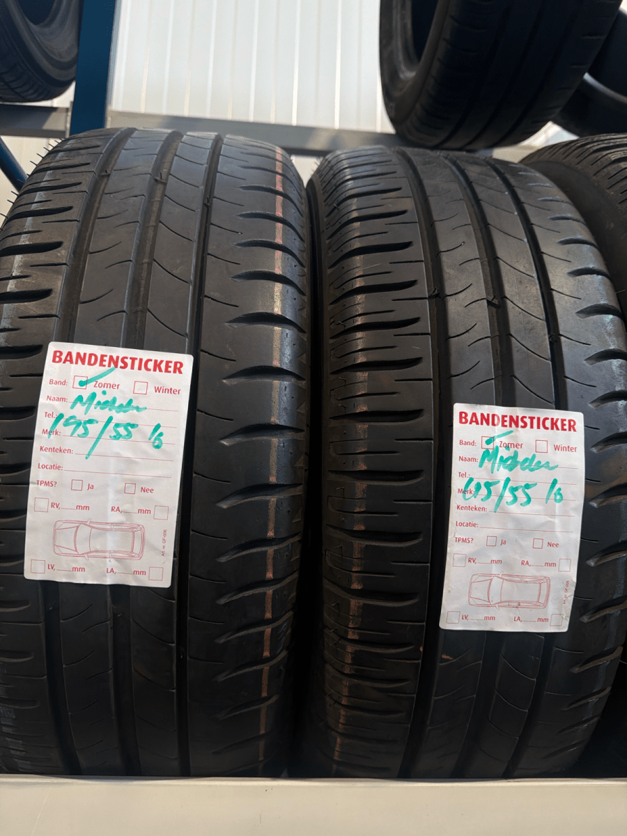 🔥 MICHELIN 195/55 R16 ZOMERBANDEN TE KOOP 🔥 - Peelrandbanden