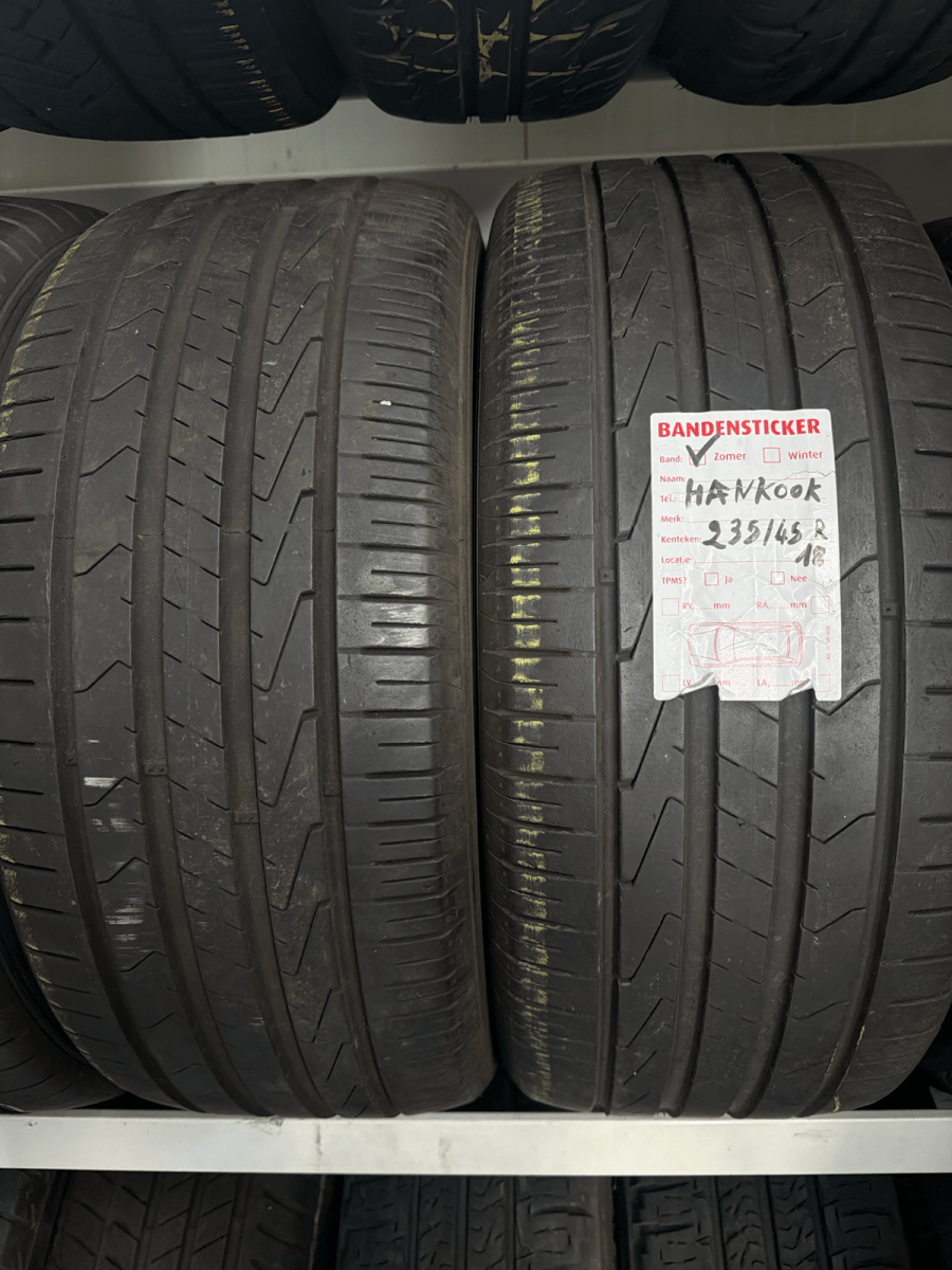 🔥 HANKOOK 235/45 R18 ZOMERBANDEN TE KOOP 🔥 - Peelrandbanden