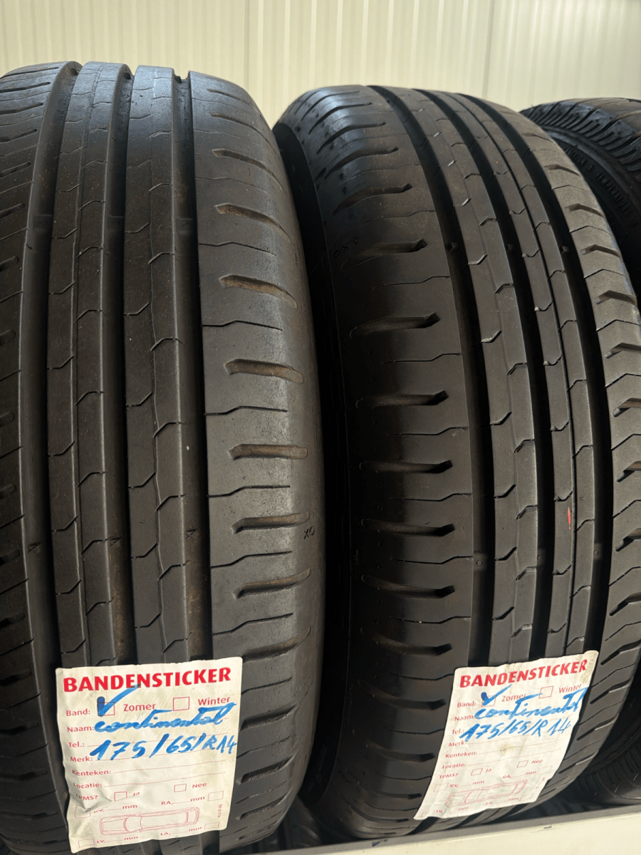 🔥 CONTINENTAL 175/65 R14 ZOMERBANDEN TE KOOP 🔥 - Peelrandbanden
